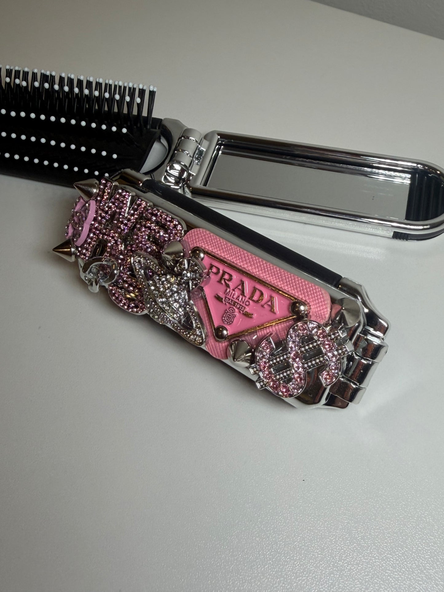 PRAD POCKET BRUSH/MIRROR