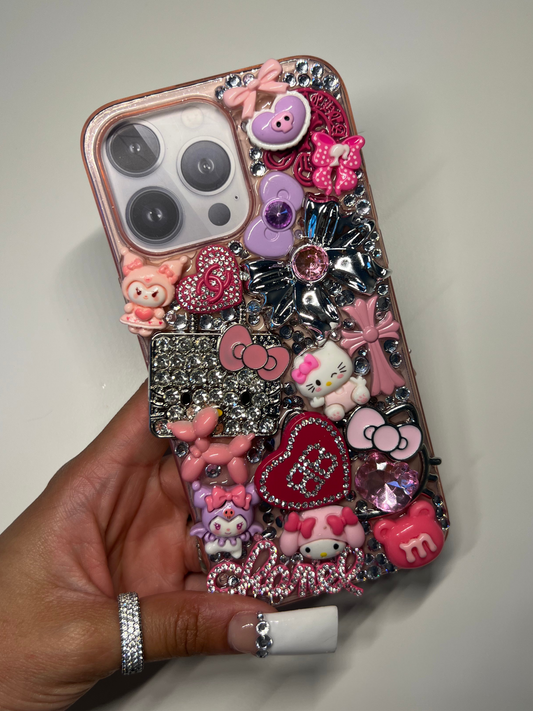 FUSHCIA PINK𖦹🦄 𓈒🐇 ೀ (15pro max)