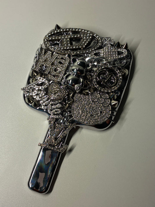 CHROME HAND MIRROR